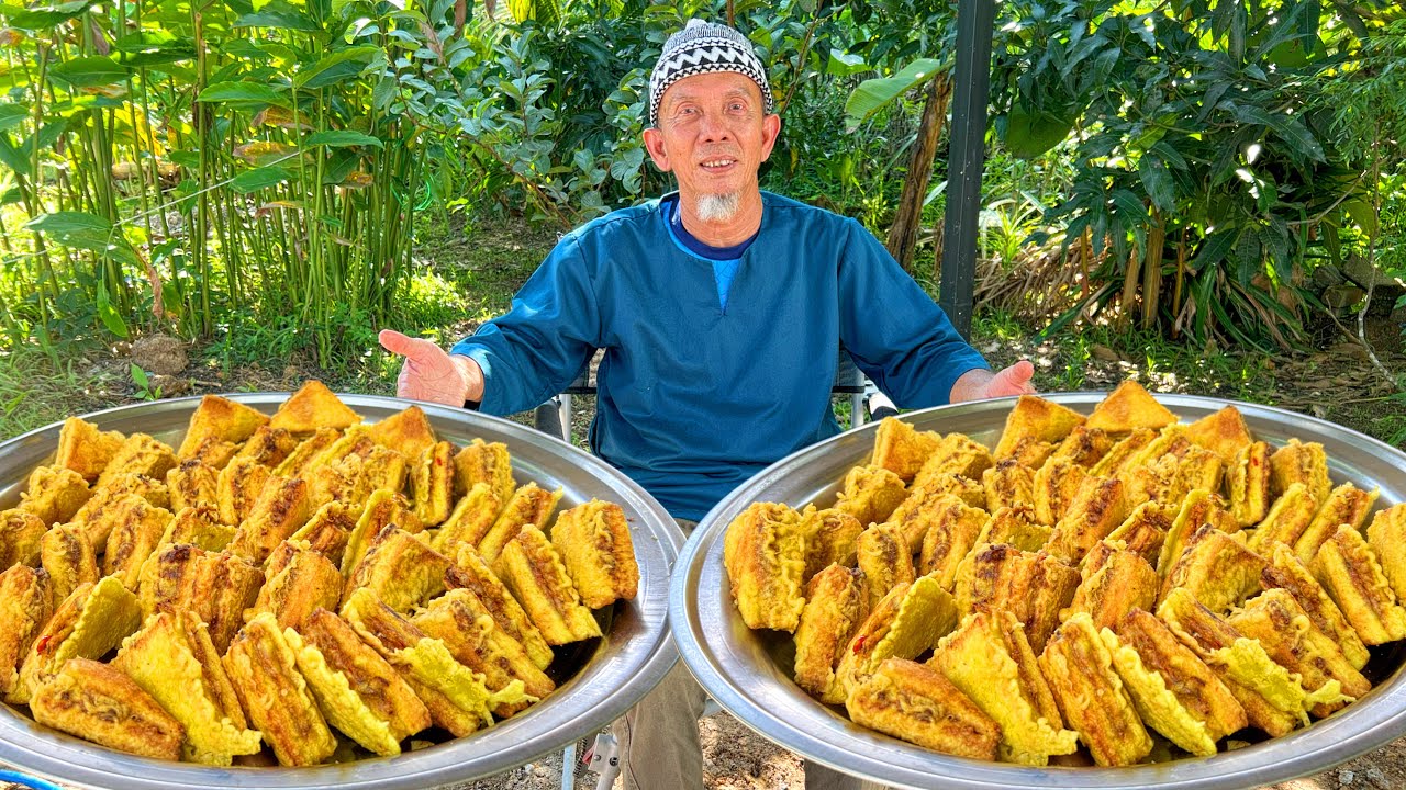 ROTI SARDIN GORENG menu minum petang ‼️