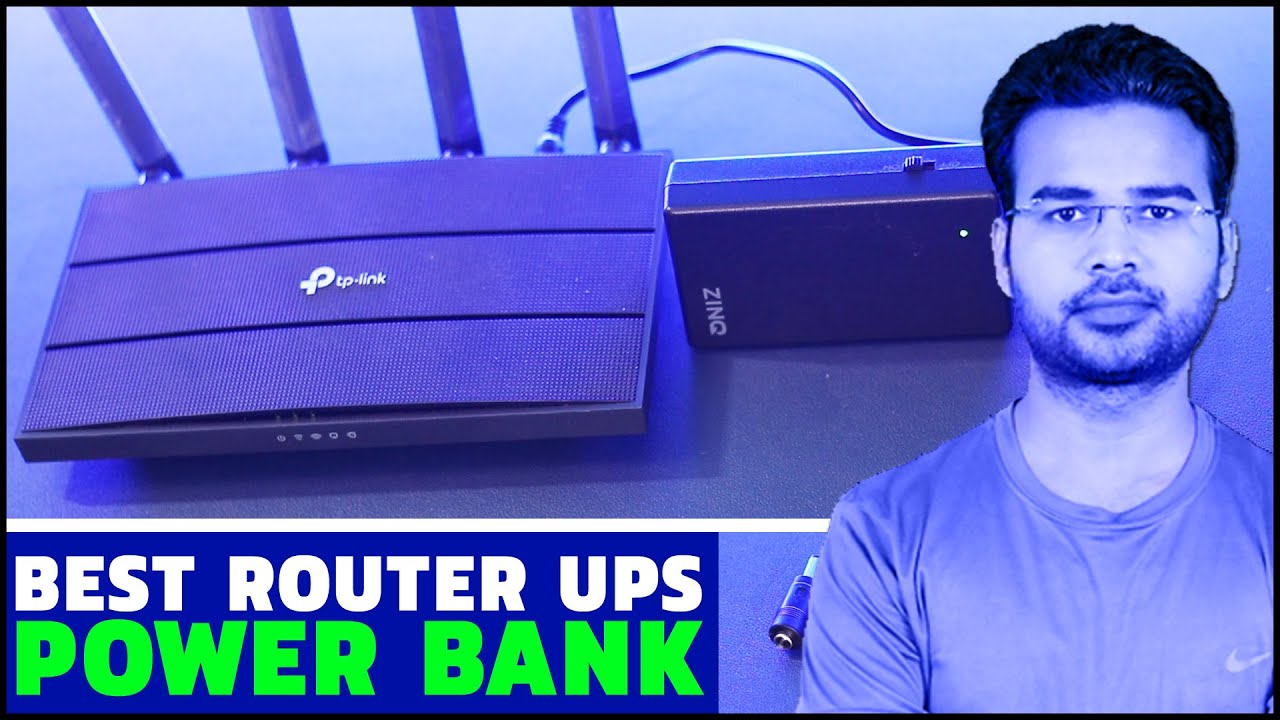 Best Wifi Router UPS under 1000 | Zinq Power bank for router - YouTube