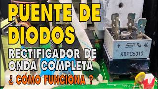 Puente de diodos explicado desde cero | Cómo funciona realmente