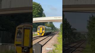 Train at Hessle. Class 158 on a Halifax to Hull