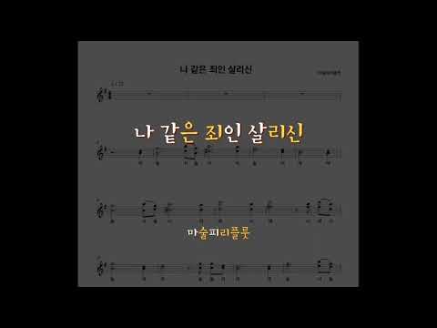 나 같은 죄인 살리신 (flute) - 존 뉴턴