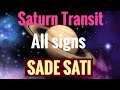 SADE SATI Saturn Moon Transit REAL Purpose And Experience In Your Life 