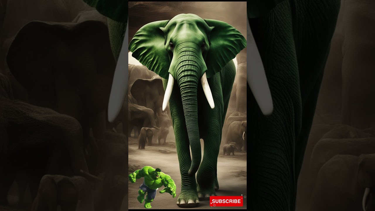 Superheroes But Elephant Version #shorts #marvel #avengers #simpapapolyubila