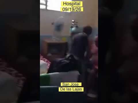 Video del 19 de septiembre revela condiciones deplorables en hospital de San José de las Lajas