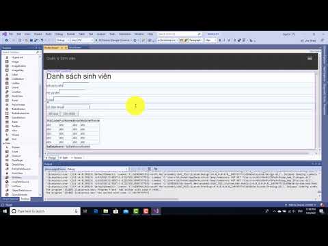 Video ASP.NET WebForm Lập trình các chức năng xem, thêm,... - youtube