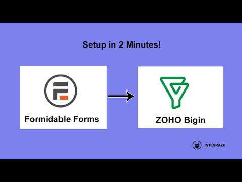 Formidable Forms to Zoho Bigin Integration in WordPress (Free Plugin) | Integrazo