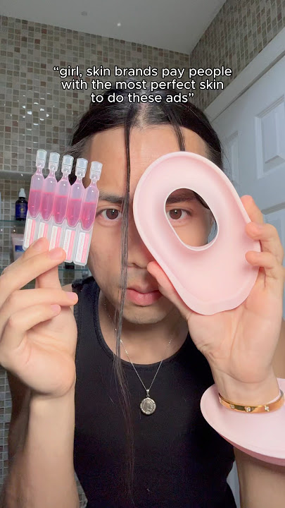Salmon PDRN on my face? 😂 @medicube_global_official #shorts
