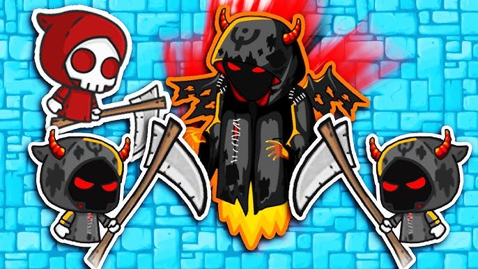 Battling The Overpowered Grim Reapers in FlyOrDie.io 