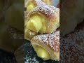 Most popular recipe: Crispy puff pastry cannoncini filled with crema pasticciera 😍❤️