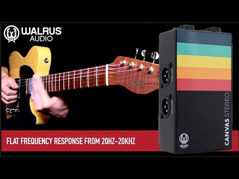Walrus Audio Canvas Stereo Dual Line Isolator / D.I. - YouTube