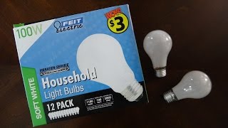 Feit 100watt Soft White Incandescent Light Bulbs 12pack screenshot 4