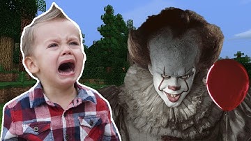 MINECRAFT JE TROLL UN KIKOO AVEC ÇA IL PLEURE ! CLOWN TUEUR PRANK HEROBRINE PS4 FR CONSOLE