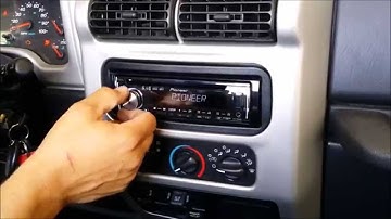 How to: 2004 Jeep Wrangler TJ Stereo Install - 2000 jeep wrangler radio