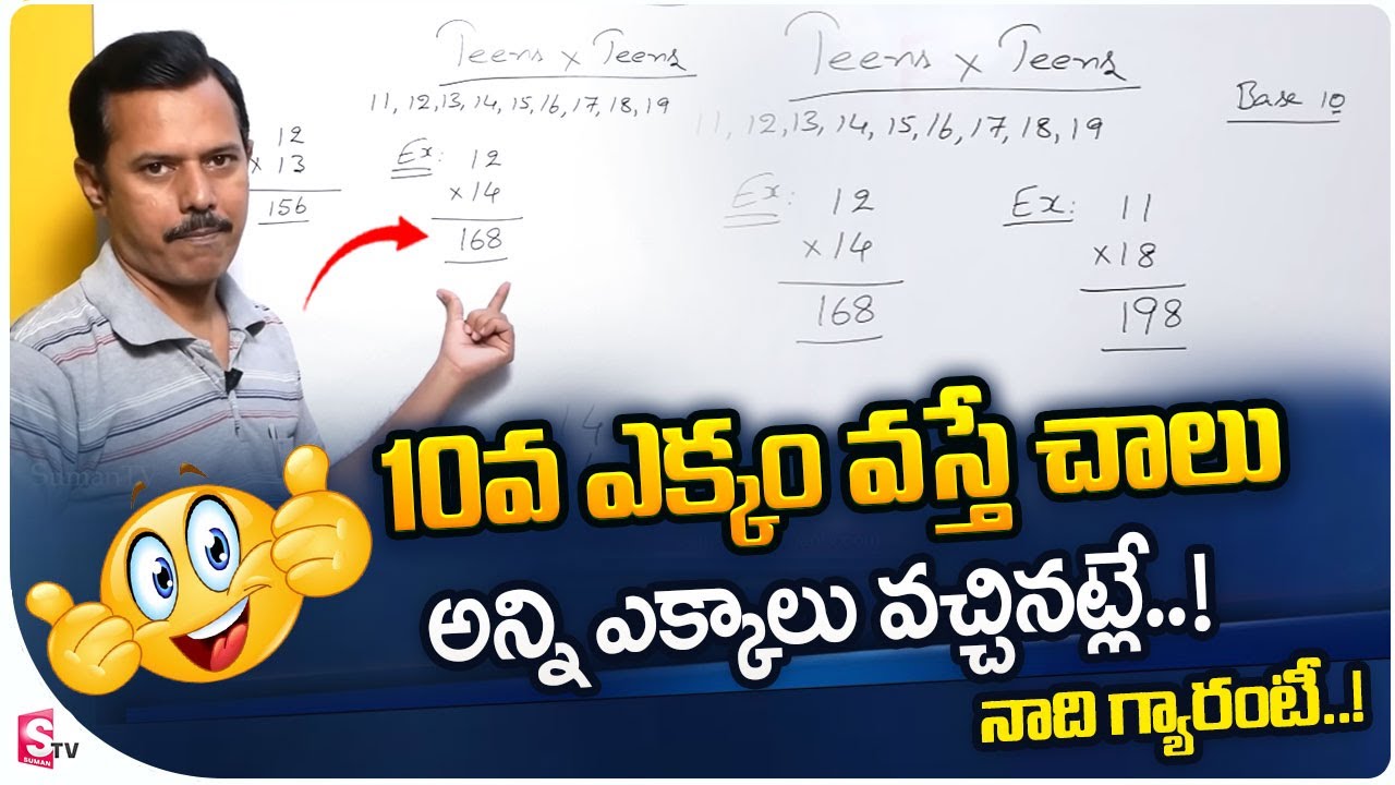 How to Learn Tables Fast | Tables Trick 2023 | Vedic Maths Tricks by M ...