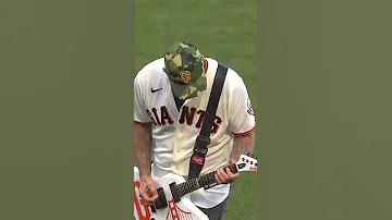 James Hetfield Kirk Hammett Star Spangled Banner 2022 