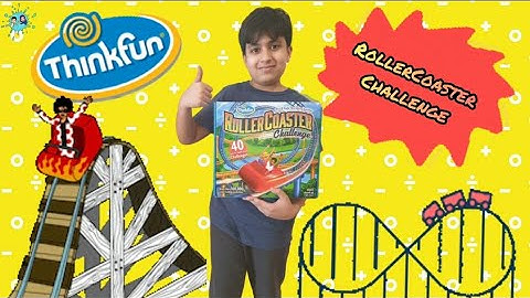 ThinkFun Roller Coaster Challenge Unboxing | How to play RollerCoaster Challenge By ThinkFun | STEM