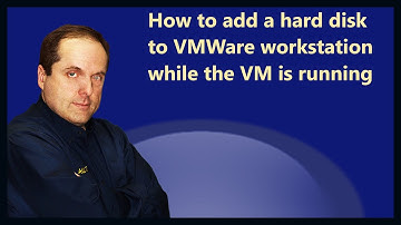 How to add a hard disk to VMWare workstation while the VM is running