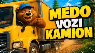 Medo Vozi Kami Kami Kamion 🚚 | Vesela Dječija Pjesma | Šumski Drugari
