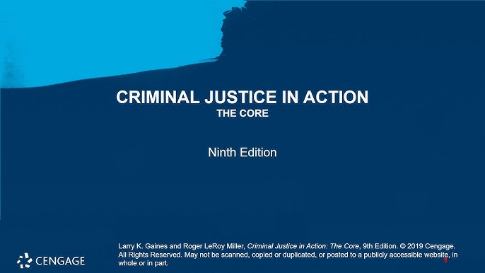 eTextbook: Criminal Justice in Action, 10th Edition