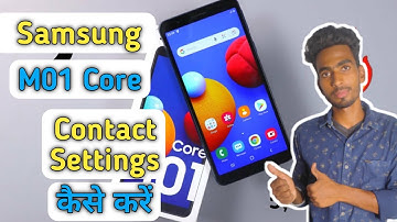 Samsung galaxy M01 Core contact settings, Samsung galaxy M01 Call Settings