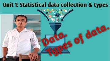 L3-Data and its types | Unit 1: Statistical data collection & types | Omkar Bhat SVP, Kumta