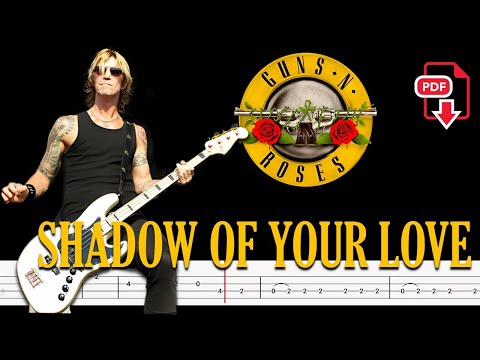 Guns N' Roses - Shadow Of Your Love (🔴Bass Tabs | Notation) @ChamisBass #Chamisbass #GnRBass
