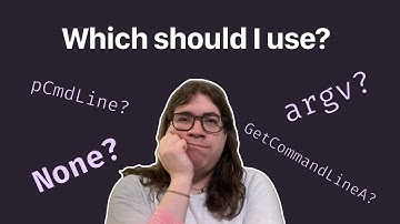 Which one to use? - Command Line Arguments in Windows (with & without C Runtime)