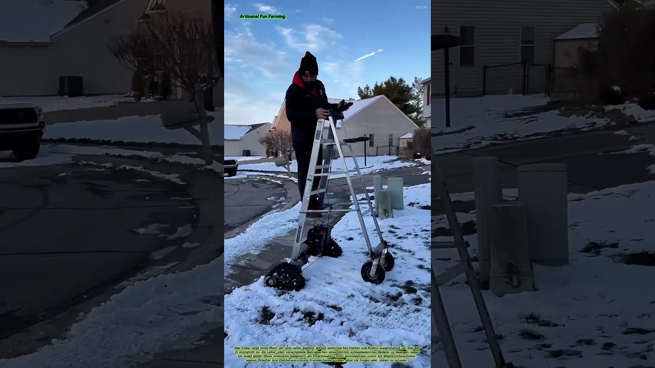 Motorisierte Leiter: Eine mobile Kletterlösung