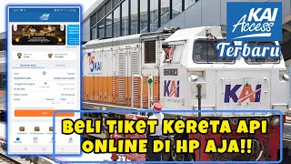 CARA PESAN/BELI TIKET KERETA API ONLINE DI KAI ACCESS || Pake Hp aja !! screenshot 4