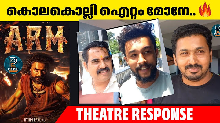 ARM 3D Movie Review | ARM Theatre Response | Tovino Thomas | POPPINS Entertainment