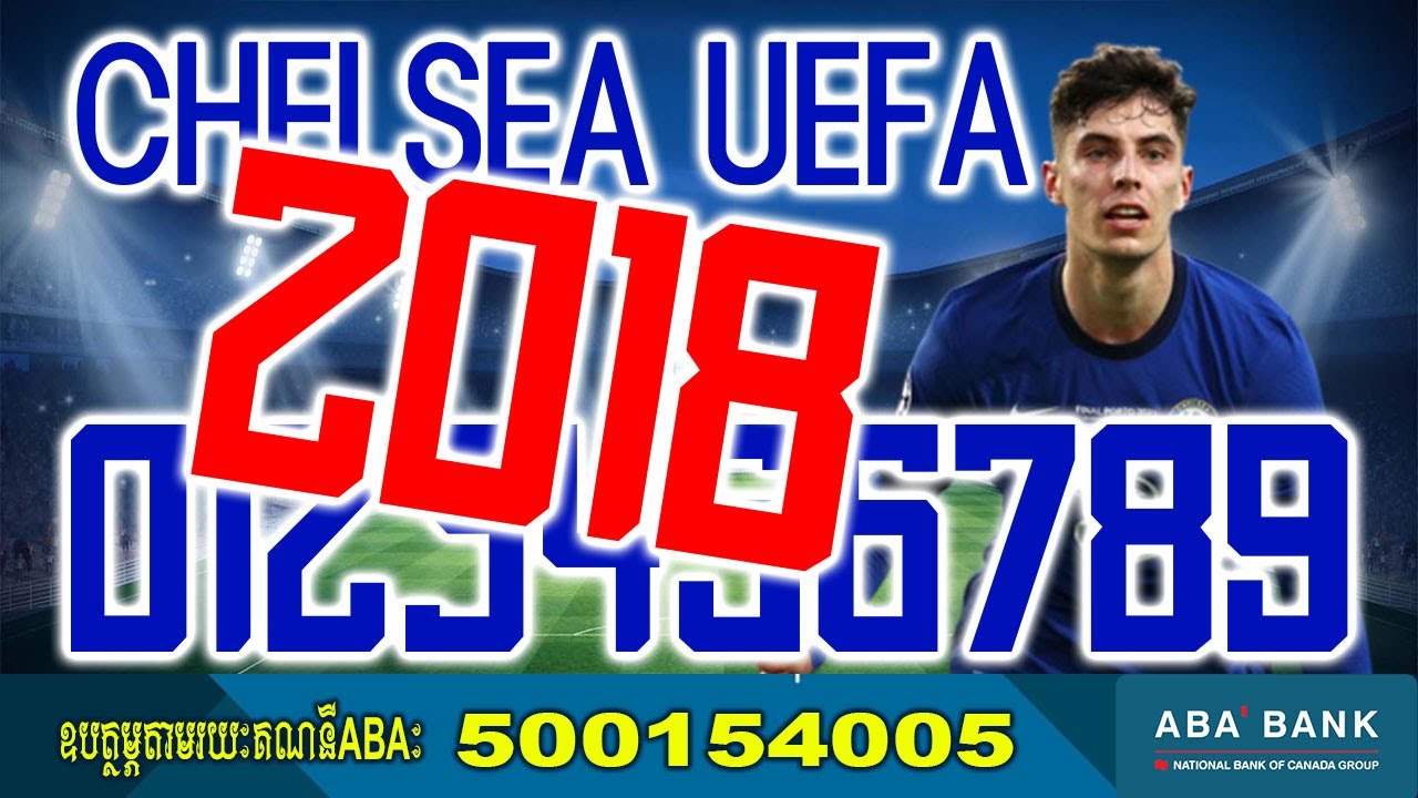 Chelsea UEFA 2018 football Font By Black Font Free Download OTF and AI 2022