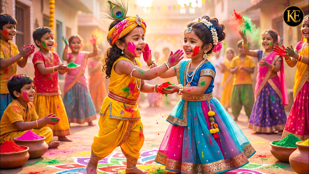 जब कान्हा ने लगाया राधा को पहला गुलाल || मैया यशोदा का नंदलाला || YMKN