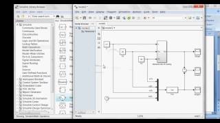 State Space approach in simulink - spring mass damper