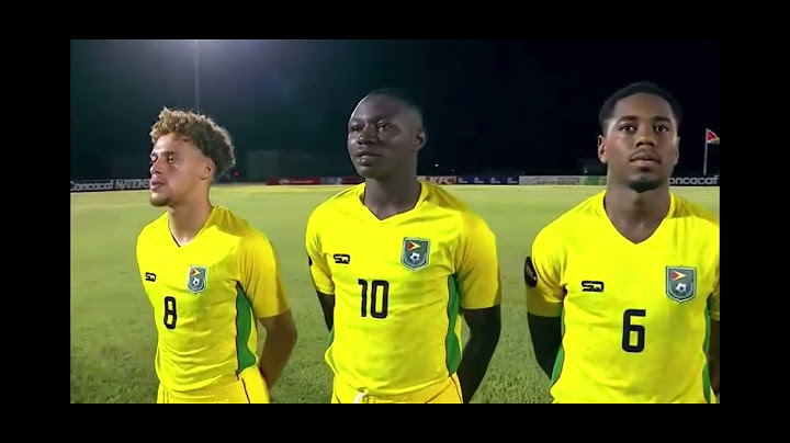 Anthem Of Guyana Vs Guatemala Concacaf Nations League
