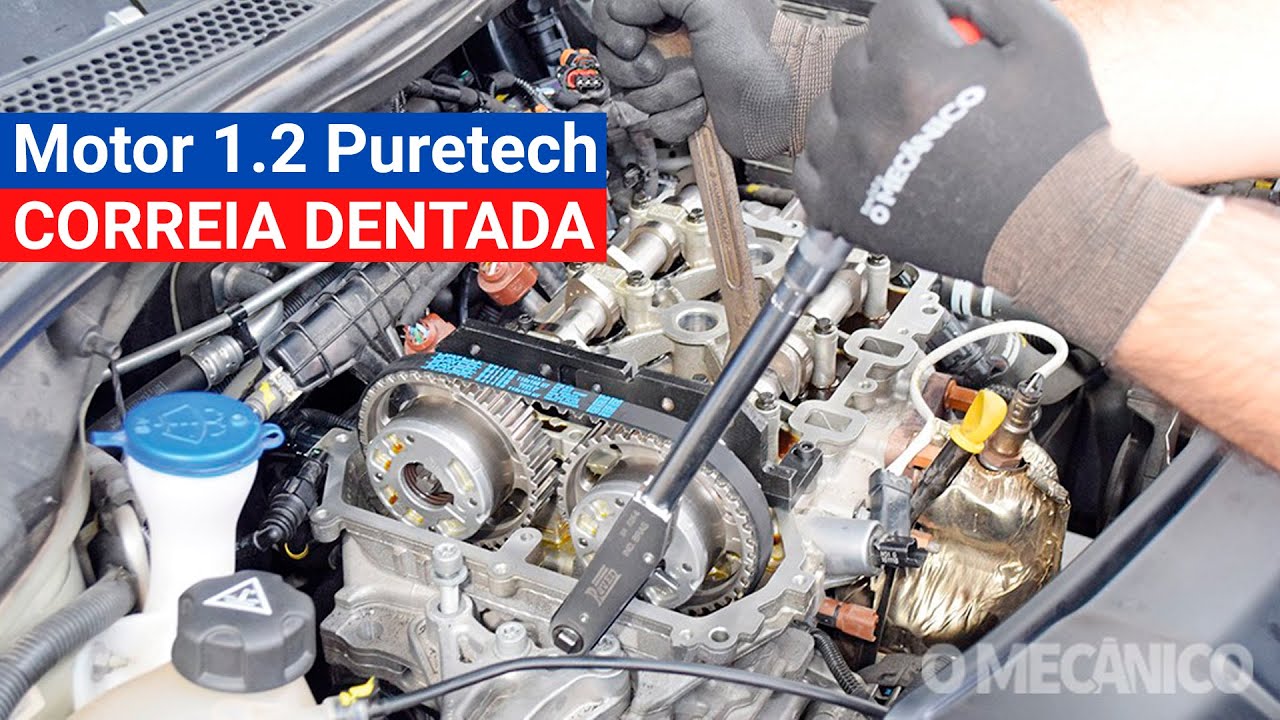 Como trocar a correia dentada do Peugeot Citroën 1.2 Puretech