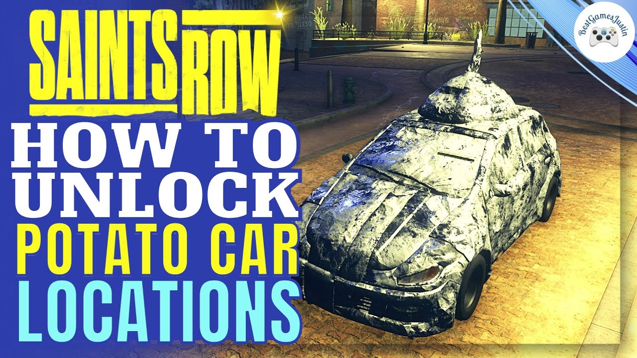 Saints Row - How To Get POTATO CAR - SECRET CAR - All Lost Conspiracies Locations