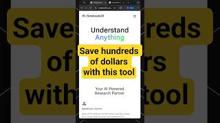 Save hundreds of Dollars by using NotebookLM