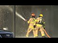 Fire sparks at Pinewoods Apartments in Lafayette