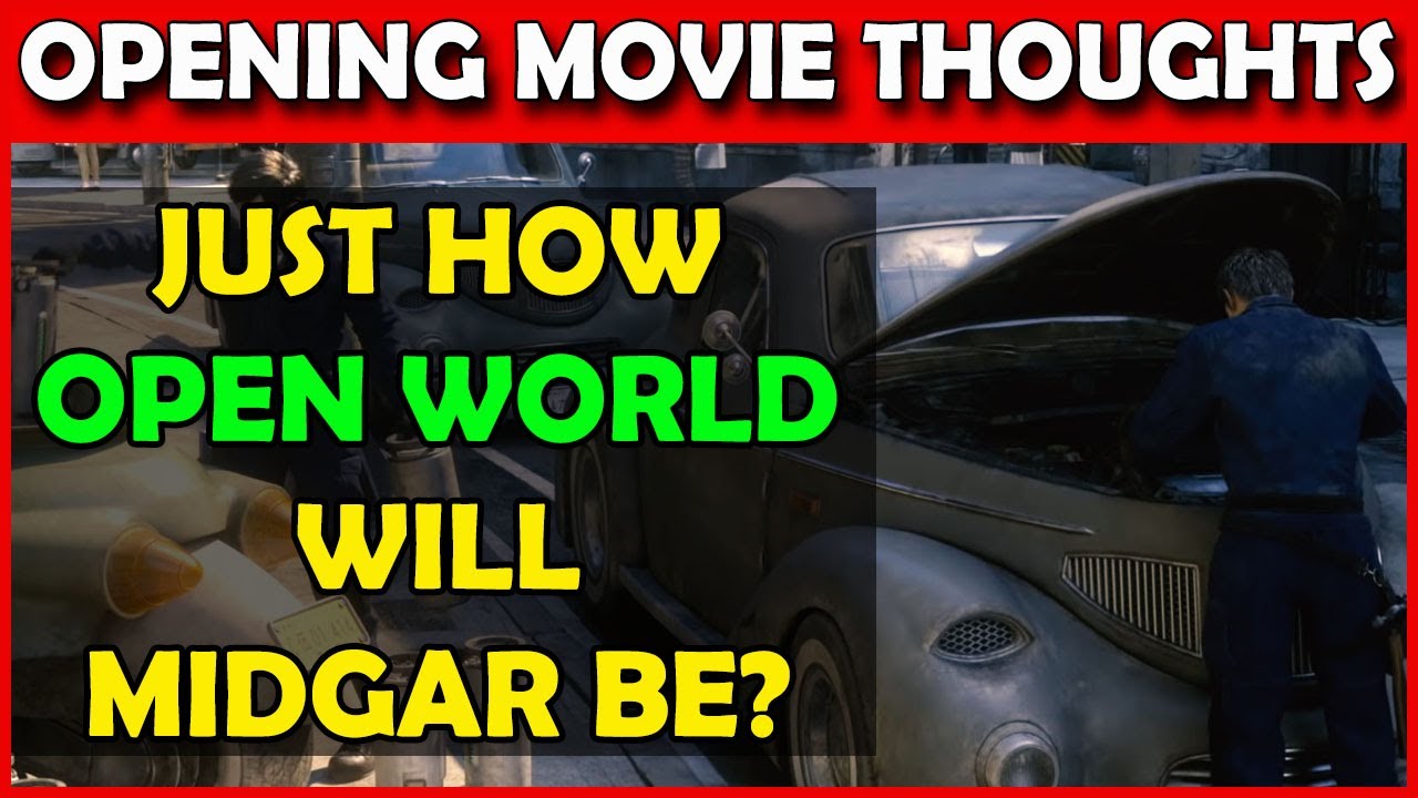 The new opening movie for Final Fantasy 7 Remake has really got me thinking!