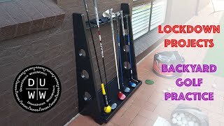 Golf club rack | Easy lockdown project by DownUnderWoodWorks 7,036 views 2 years ago 9 minutes, 20 seconds