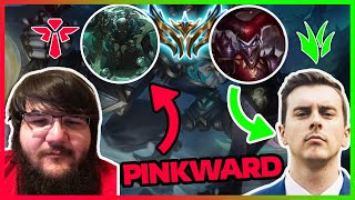 POMERZZ AND PINKWARD 2V8 IN CHALLENGER GAME (2 SHACO OTPS IN SAME LOBBY) | CHALLENGER RANK 1 SHACO