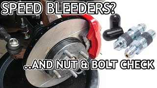 Speed Bleeders and Nut N Bolt Check on The Escort!
We are finally approaching the end of all of the major repairs on our 1995 Escort wagon. After rebuilding all of the suspension, all of the brakes, and all of the steering simultaneously, I felt it was a good idea to double check all of my work and make sure all of the bolts were tight, pins placed, etc.
This was also my first experience with automatic brake bleeding screws, which I found to be a little expensive, but pretty cool!
Video Links:
Escort Playlist ► https://www.youtube.com/playlist?list=PLP18uejB3RCfcJlr9z0n0MlFHOalbSzvt
Stuff Links (Affiliated; I earn a small commission on these links):
Speed Bleeders (these are Escort sized) ► https://amzn.to/3aLwZ9Q
Want to contact me? ► Info@TheBrokenLife.net
Send me everything... except to jail:
The Broken Life
4000 E. Bristol St.
Suite 3 #253
Elkhart, IN. 46514 Speed Bleeders and Nut N Bolt Check on The Escort!