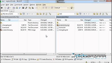 Managing files in WinSCP