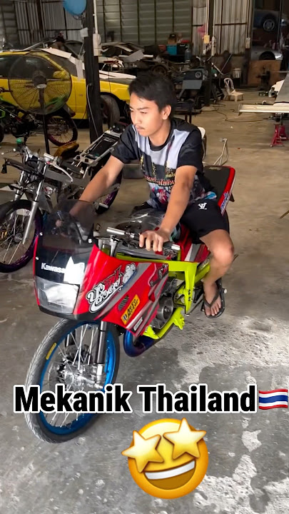 NINJA DRAG PUNYA THAILAND 🇹🇭 SUARA CRING CRING #ninja #kawasaki #dragrace #drag