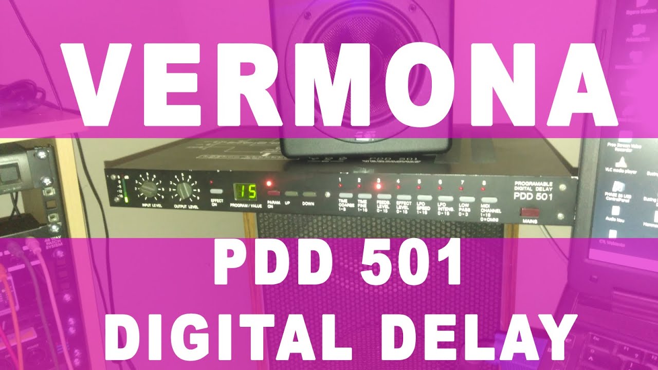 Vermona PDD 501 Digital Delay (East Germany) 1989 - Demo - YouTube