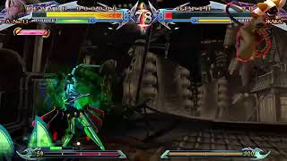 BlazBlue Chronophanasma Extend Stream Un-Unlimited Lambda 11 Abyss Mode #2