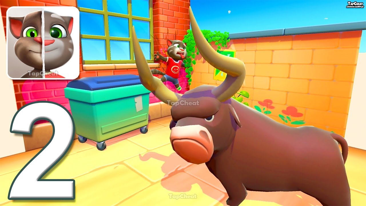 Talking Tom Cat - Gameplay Walkthrough Part 2 - Talking Tom New 2025 Update (Android, iOS)