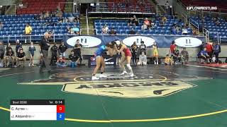 106 Lbs Cons 8 2 Chloe Ayres New Jersey Vs Jenavi Alejandro Nevada