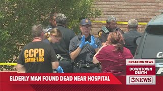 Elderly man found dead in downtown Corpus Christi
