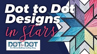 Dot to Dot Designs in Stars - Week 5 Free-motion Challenge Quilting Along with Angela Walters screenshot 5